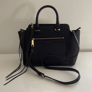 Rebecca Minkoff Black Top Handle/Messenger Bag